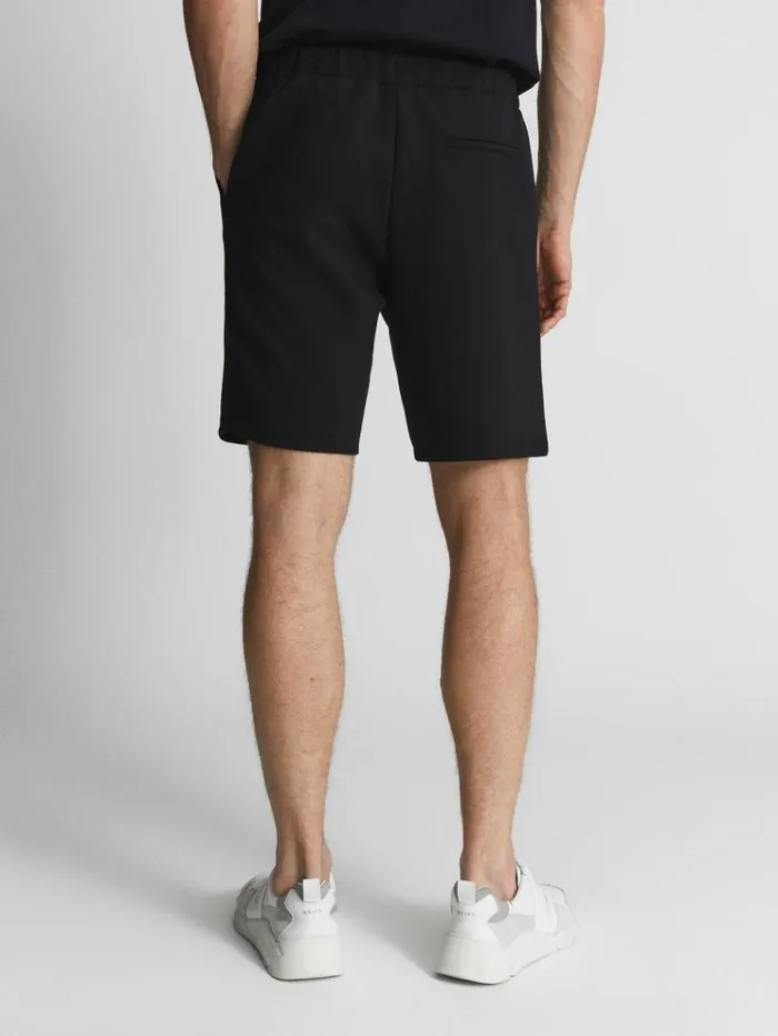 REISS Sweats Hoodies and Joggers Men Jersey Shorts Navy