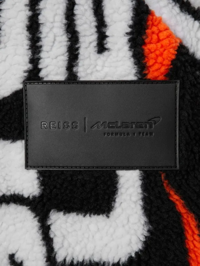 REISS Sweats Hoodies and Joggers Men McLaren F1 ZipThrough Fleece Jacket Black Multi