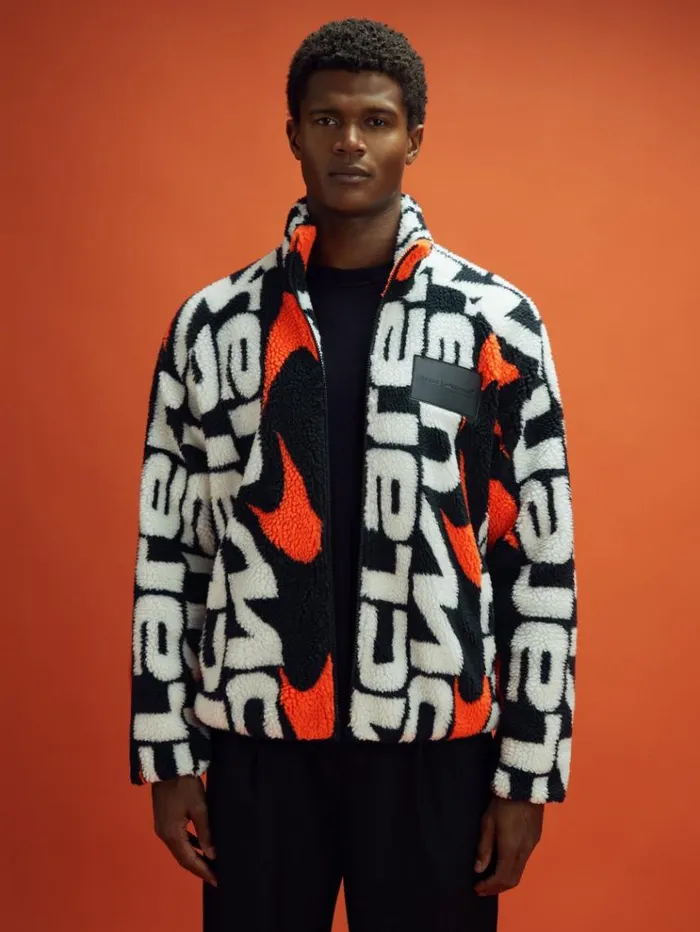 REISS Sweats Hoodies and Joggers Men McLaren F1 ZipThrough Fleece Jacket Black Multi