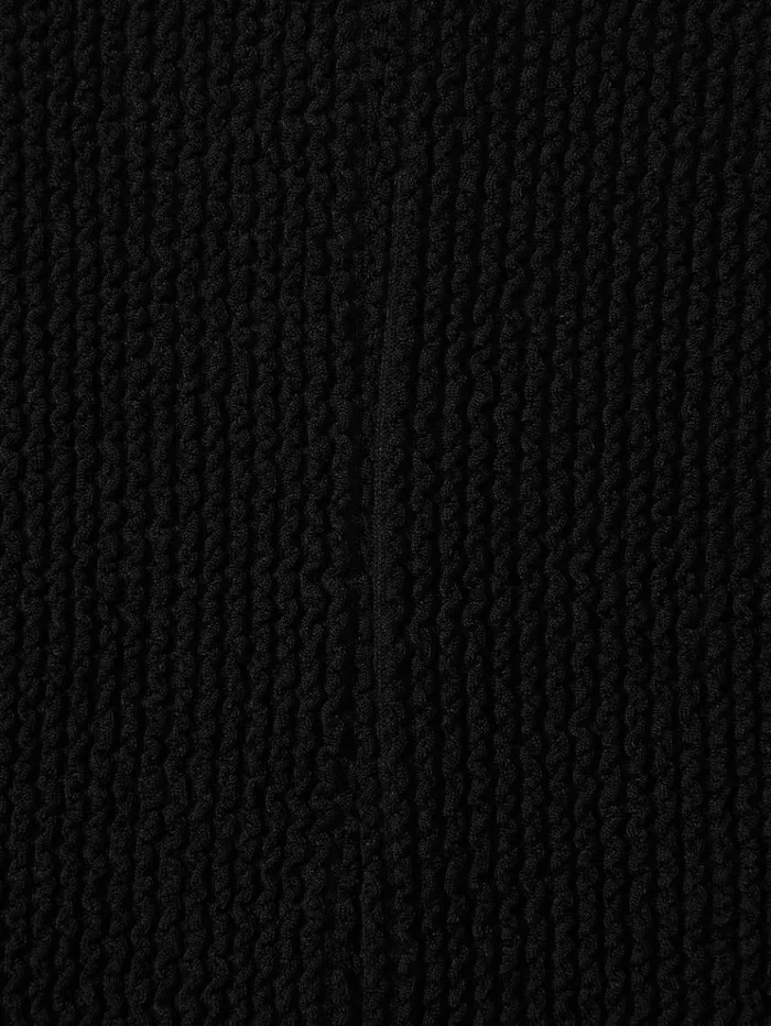REISS Swimwear Women Good American Always Fits Textured Swim Shorts Black