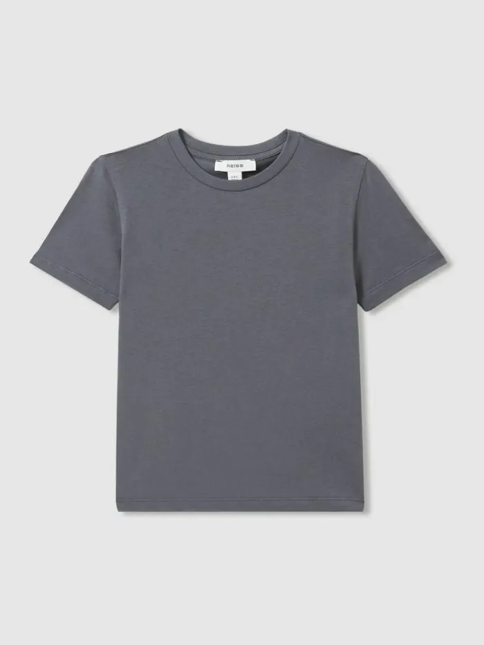 REISS TShirts Children Crew Neck TShirt Washed Airforce Blue