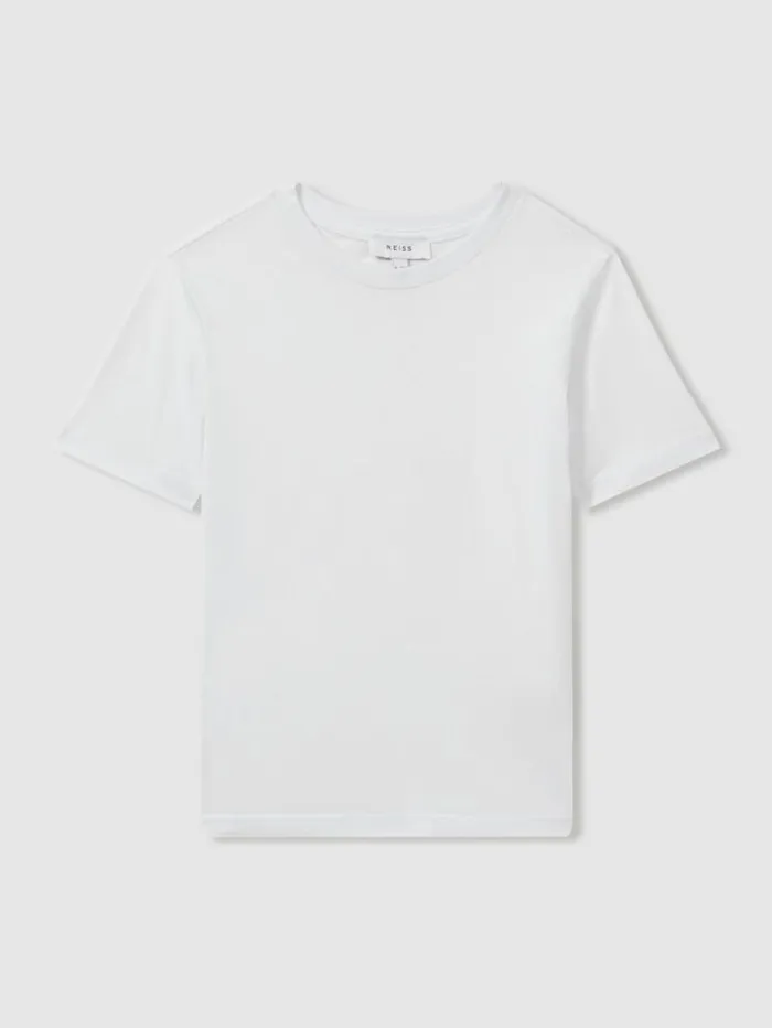 REISS TShirts Children Crew Neck TShirt White