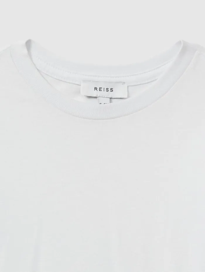 REISS TShirts Children Crew Neck TShirt White