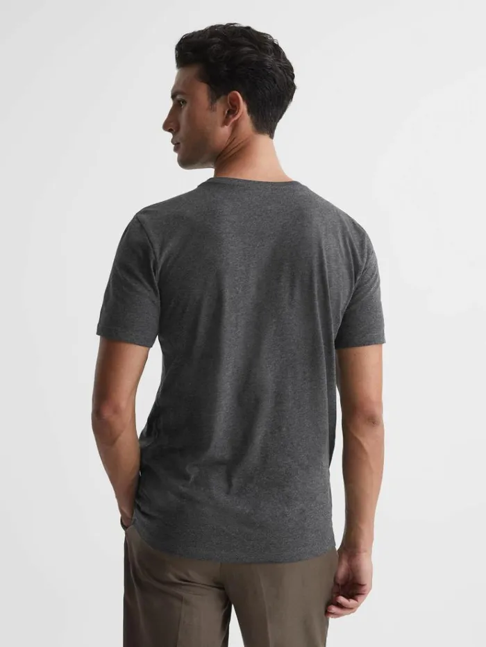 REISS TShirts Men Crew Neck TShirts 3 Pack Multi Melange