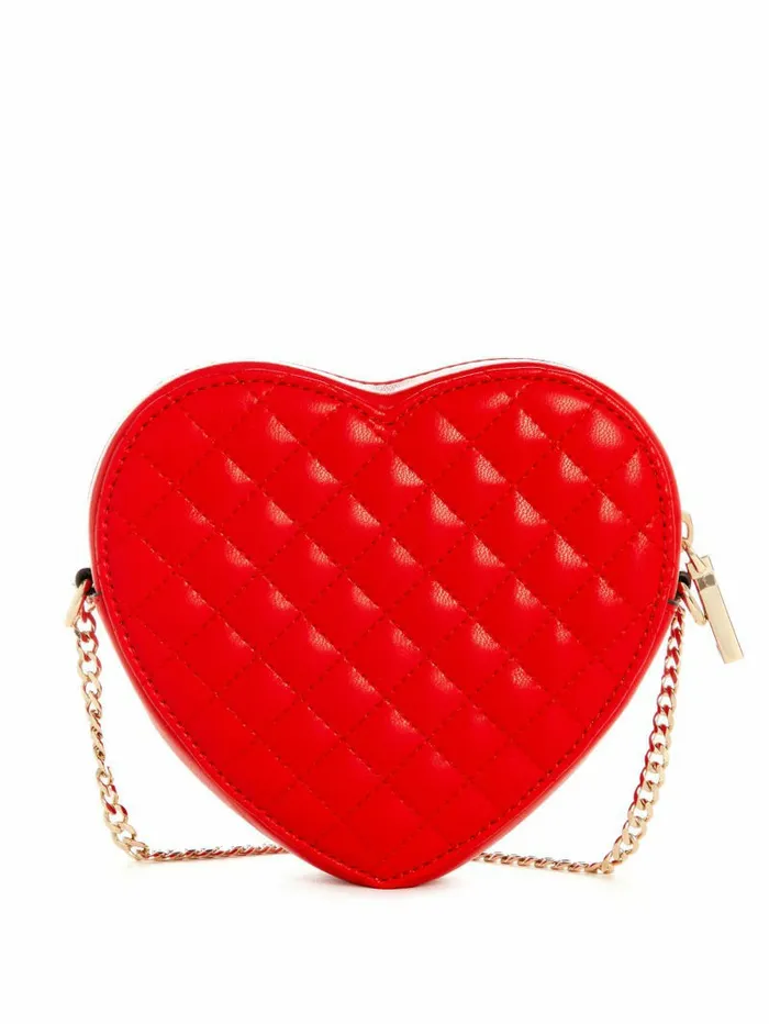 Rianee Heart Crossbody Bag Red Handbags GUESS Women Rianee Heart Crossbody Bag Red Handbags GUESS Women