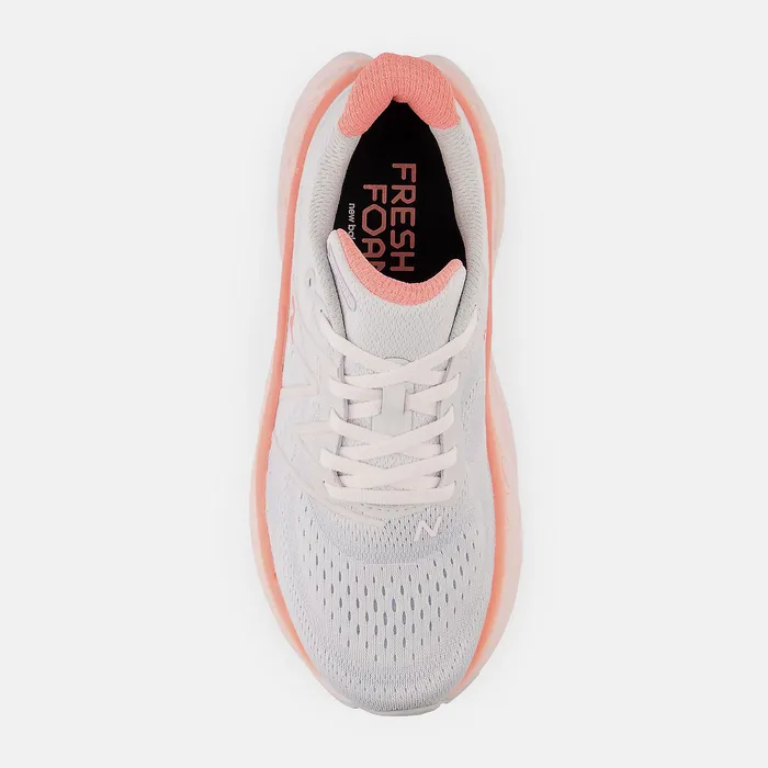 Running Fresh Foam X More v4 Quartz Grey with Washed Pink and Grapefruit 8211 New Balance Women