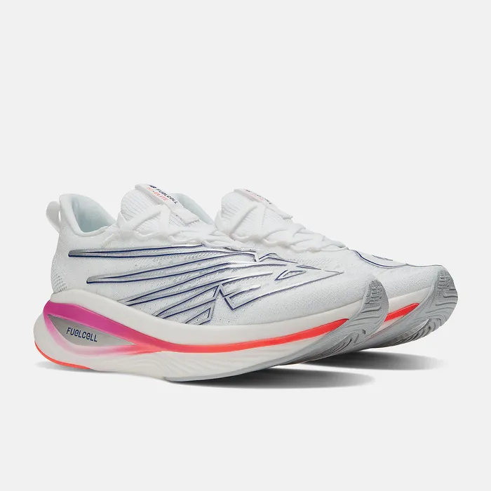 Running FuelCell SuperComp Elite v3 White with Victory Blue 8211 New Balance Women Running FuelCell SuperComp Elite v3 White with Victory Blue 8211 New Balance Women