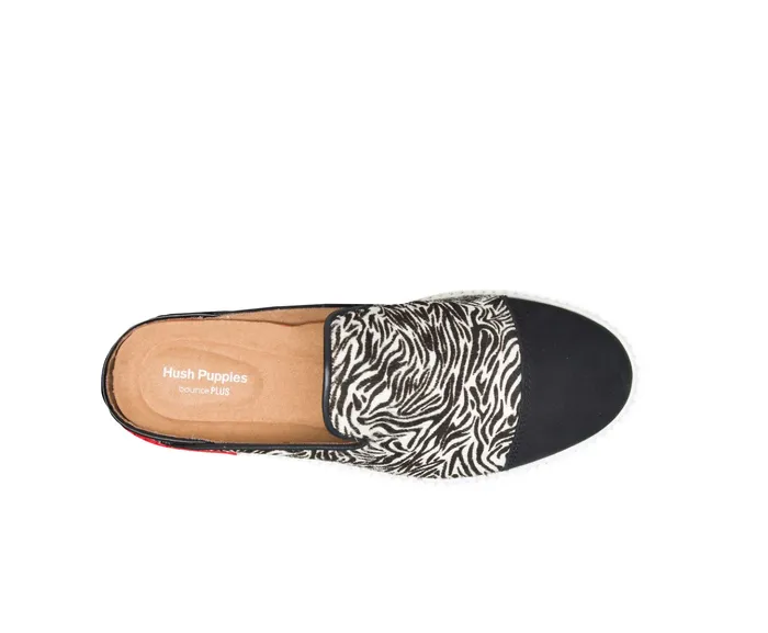 Sabine Mule Zebra Calf Hair Sneakers Hush Puppies Women