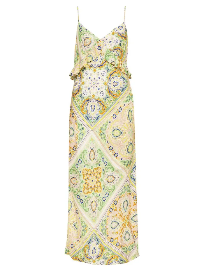 Sanctuary Clothing Dresses and Jumpsuits Women Spring Favorite Slip Dress Scarf Paisley