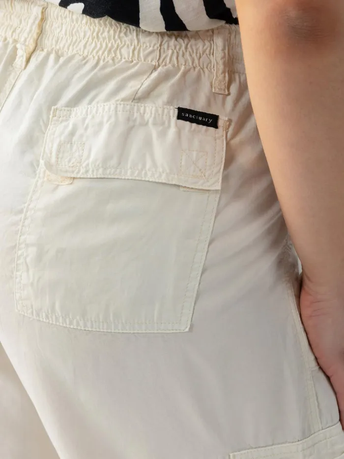 Sanctuary Clothing Inclusive Women Relaxed Reissue Cargo Standard Rise Pant Birch Inclusive Collection