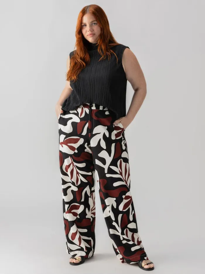 Sanctuary Clothing Inclusive Women The Soft SemiHigh Rise Trouser Mineral Inclusive Collection