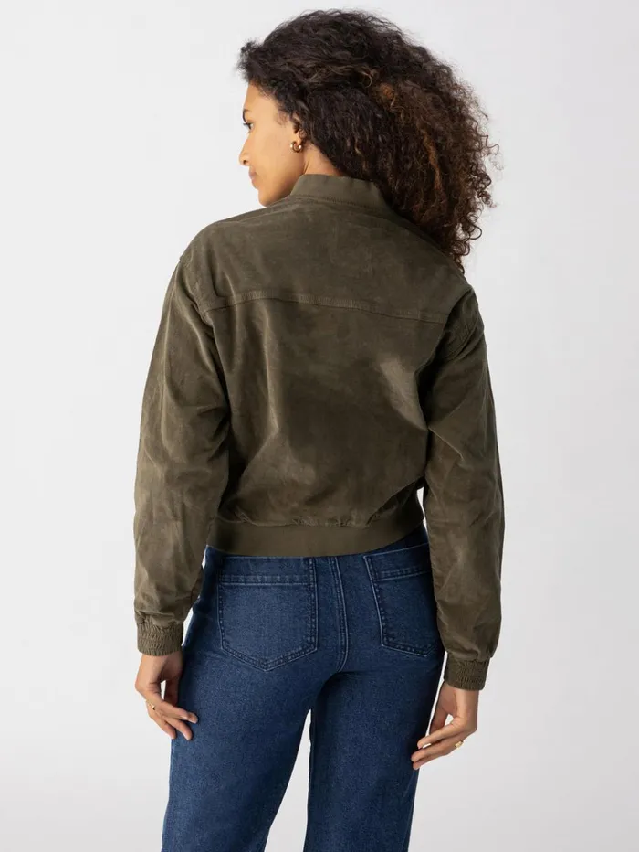 Sanctuary Clothing Jackets and Outerwear Women Corduroy Surplus Bomber Jacket Burnt Olive Sanctuary Clothing Jackets and Outerwear Women Corduroy Surplus Bomber Jacket Burnt Olive