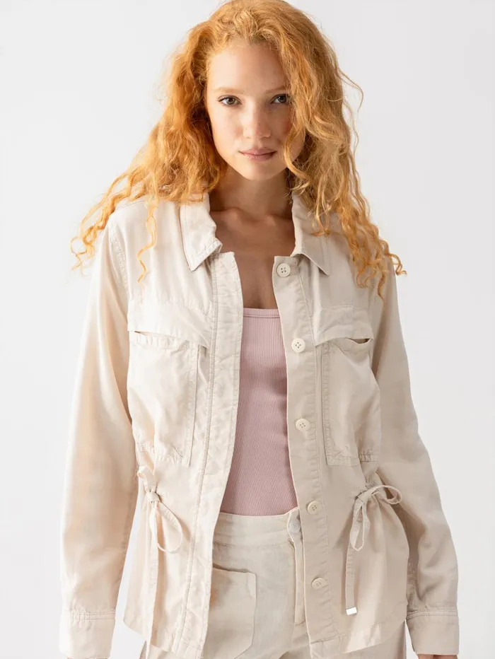 Sanctuary Clothing Jackets and Outerwear Women Lora Surplus Jacket Crystal Stone