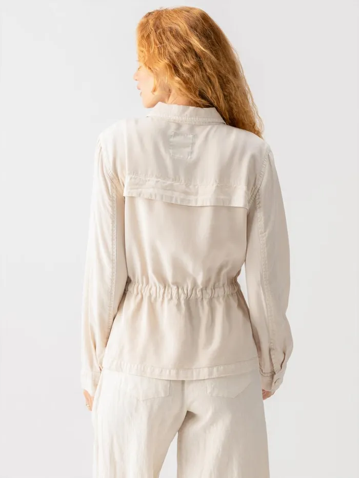 Sanctuary Clothing Jackets and Outerwear Women Lora Surplus Jacket Crystal Stone