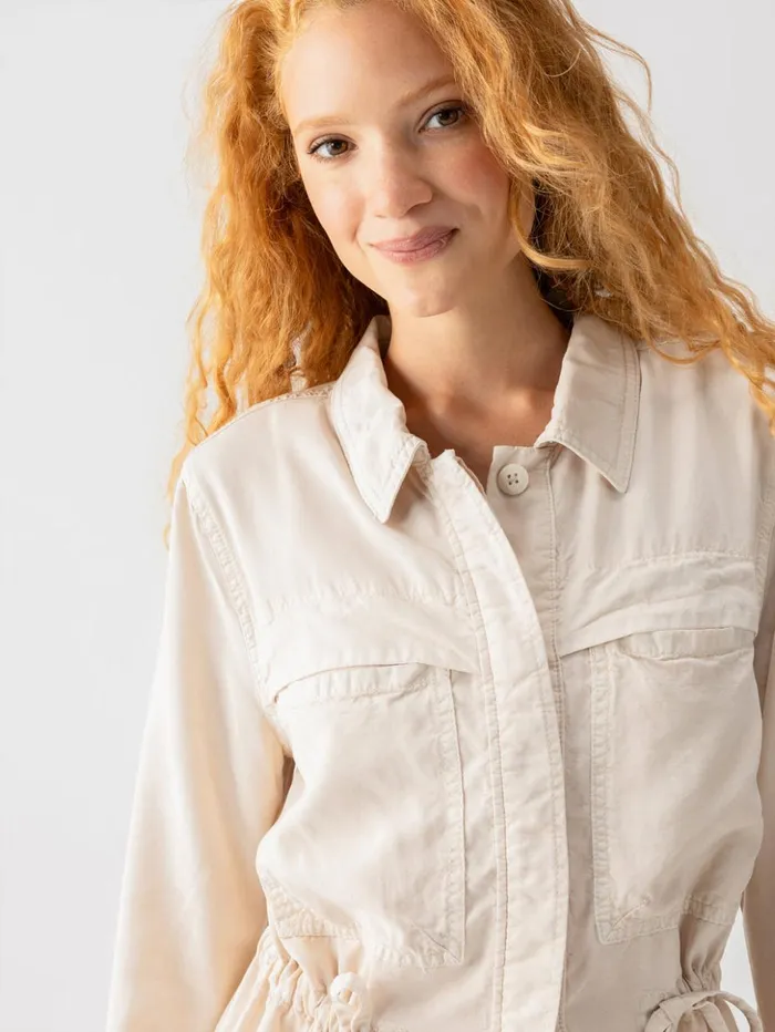 Sanctuary Clothing Jackets and Outerwear Women Lora Surplus Jacket Crystal Stone