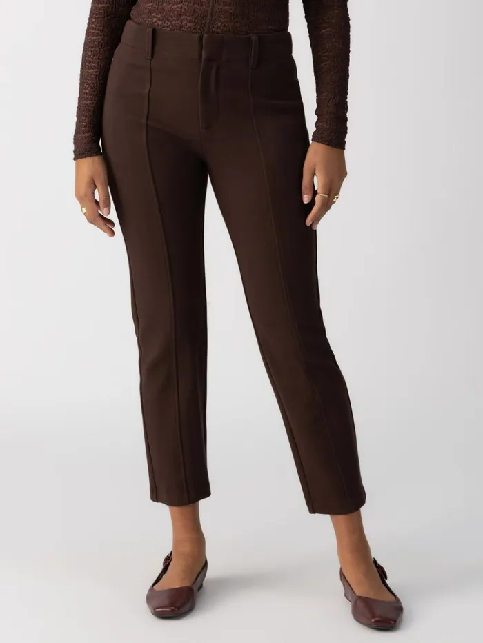 Sanctuary Clothing Pants Women Cassie SemiHigh Rise Legging Coffee