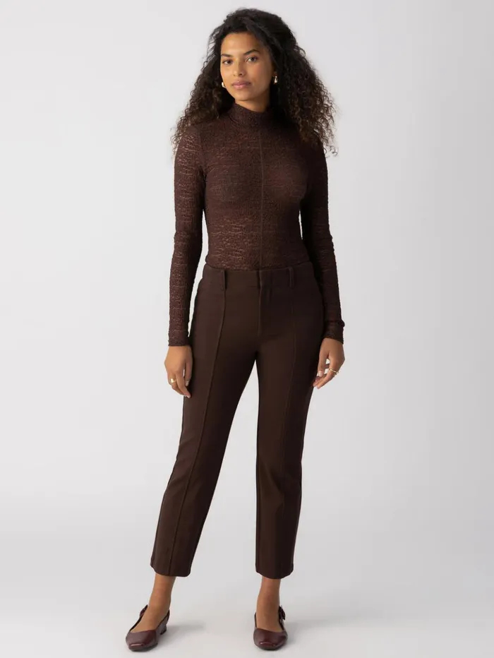 Sanctuary Clothing Pants Women Cassie SemiHigh Rise Legging Coffee