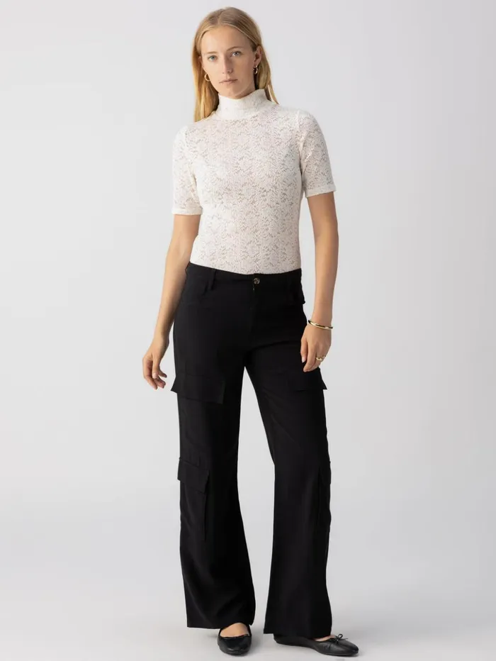 Sanctuary Clothing Pants Women Low Slung Y2K Standard Rise Cargo Pant Black Sanctuary Clothing Pants Women Low Slung Y2K Standard Rise Cargo Pant Black