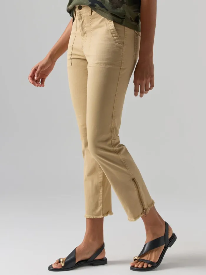 Sanctuary Clothing Pants Women Peace Maker Standard Rise Pant True Khaki