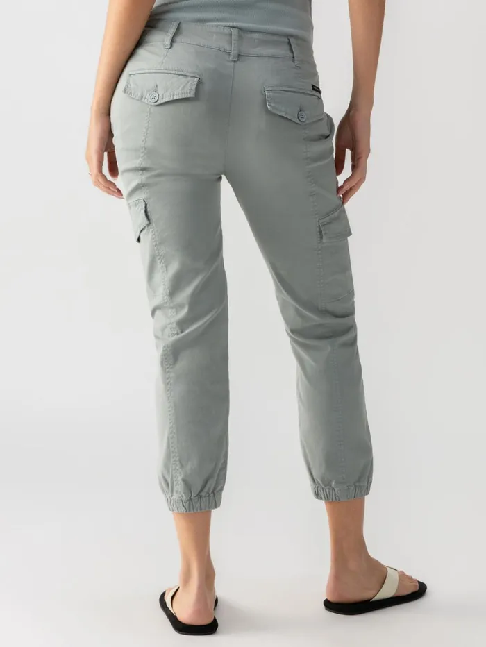 Sanctuary Clothing Pants Women Rebel Standard Rise Cargo Pant Eucalyptus
