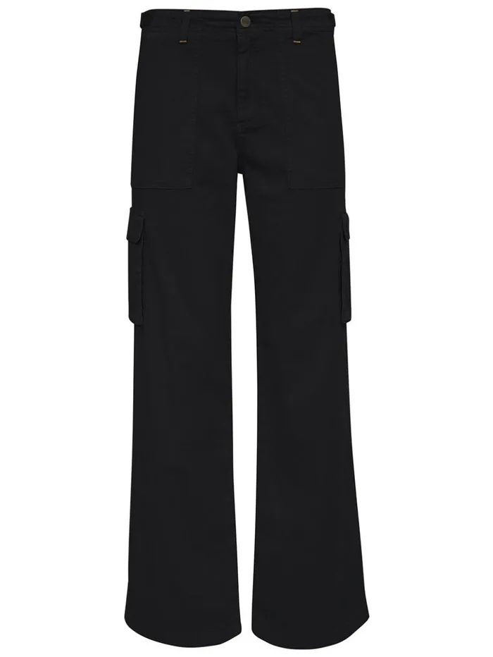 Sanctuary Clothing Pants Women Reissue Cargo Standard Rise Pant Black Inclusive Collection