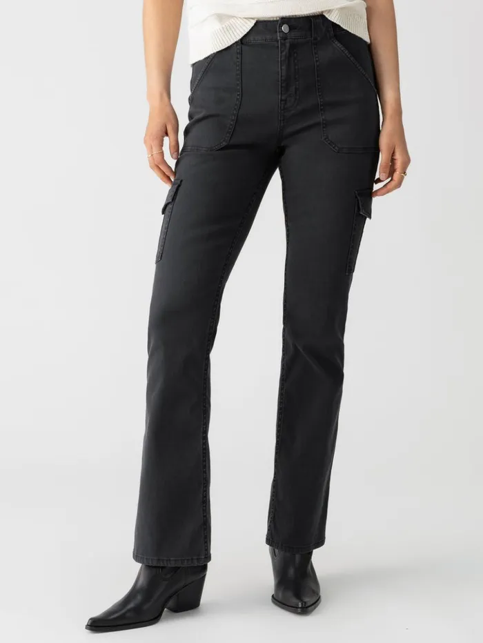 Sanctuary Clothing Pants Women Sculpted Hayden Bootcut Standard Rise Pant Black Sanctuary Clothing Pants Women Sculpted Hayden Bootcut Standard Rise Pant Black