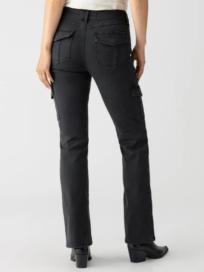 Sanctuary Clothing Pants Women Sculpted Hayden Bootcut Standard Rise Pant Black