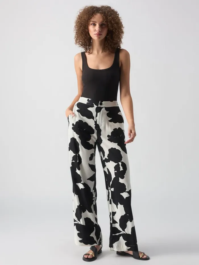 Sanctuary Clothing Pants Women The Soft SemiHigh Rise Trouser Spring Shadow