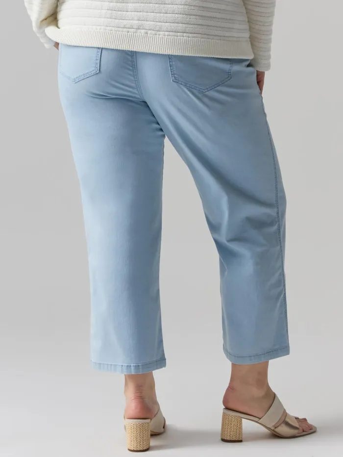 Sanctuary Clothing Pants Women Vacation Crop High Rise Pant Ultra Pale Inclusive Collection