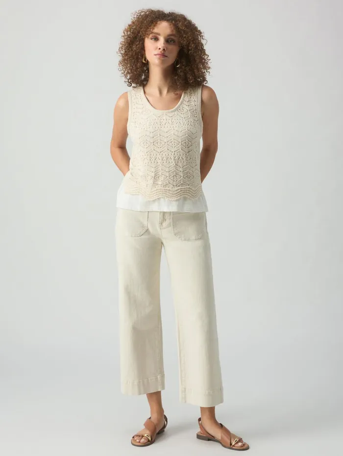 Sanctuary Clothing Sweaters and Cardis Women Flow With It Top Eco Natural