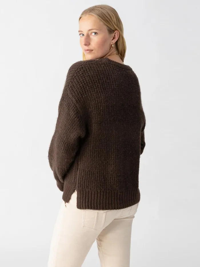 Sanctuary Clothing Sweaters and Cardis Women Snow Bunny Sweater Coffee
