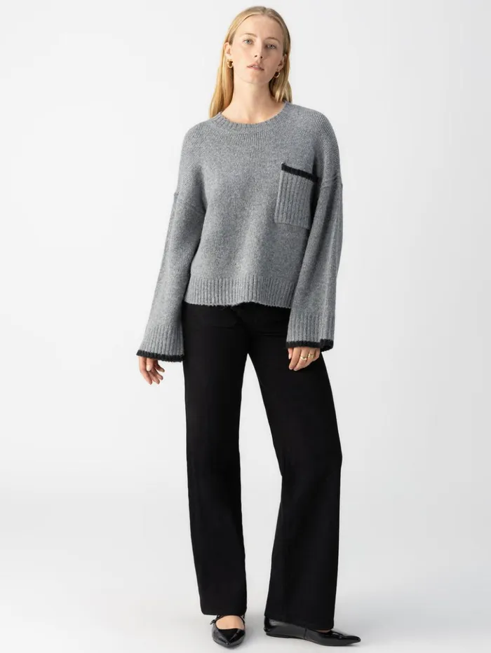 Sanctuary Clothing Sweaters and Cardis Women Uptown Girl Sweater Heather Ash Sanctuary Clothing Sweaters and Cardis Women Uptown Girl Sweater Heather Ash