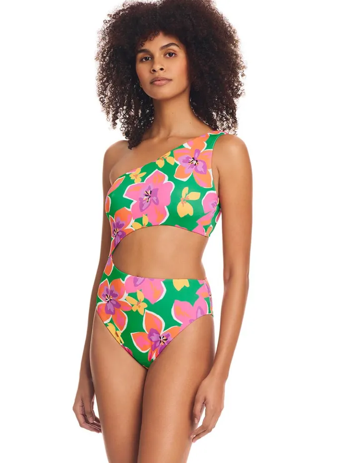 Sanctuary Clothing Swim OnePieces Women Super Bloom Cutout OnePiece Swimsuit Multi Sanctuary Clothing Swim OnePieces Women Super Bloom Cutout OnePiece Swimsuit Multi