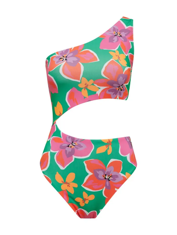 Sanctuary Clothing Swim OnePieces Women Super Bloom Cutout OnePiece Swimsuit Multi Sanctuary Clothing Swim OnePieces Women Super Bloom Cutout OnePiece Swimsuit Multi