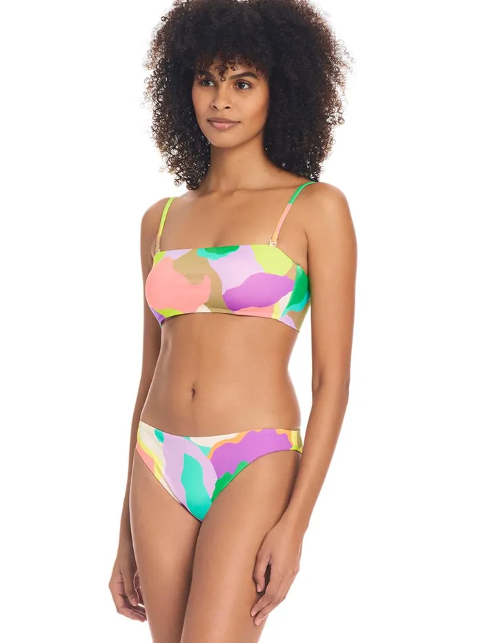 Sanctuary Clothing Swim Tops Women Daytripper Bandeau Bikini Top Multi