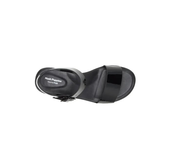 Sandals Brite Jells Quarter Strap Sandal Black Hush Puppies Women
