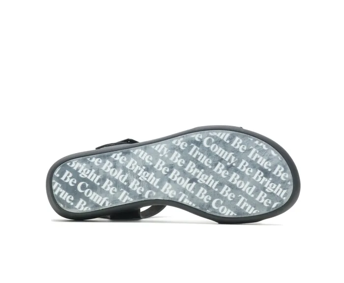 Sandals Brite Jells Quarter Strap Sandal Black Hush Puppies Women