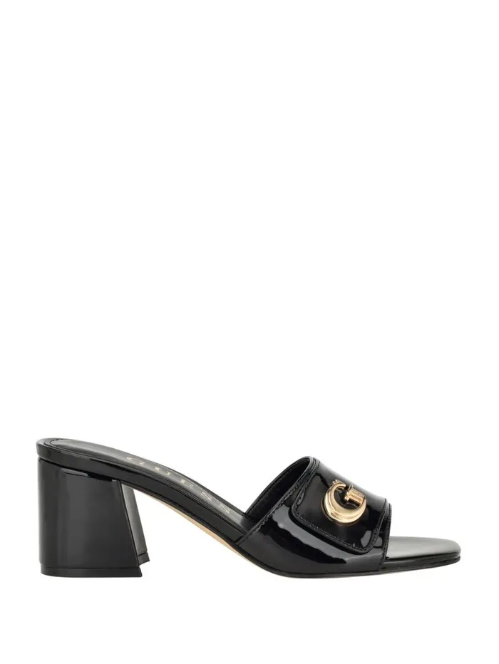 Sandals Gallai Block Heel Mules Black 002 8211 GUESS Women Sandals Gallai Block Heel Mules Black 002 8211 GUESS Women