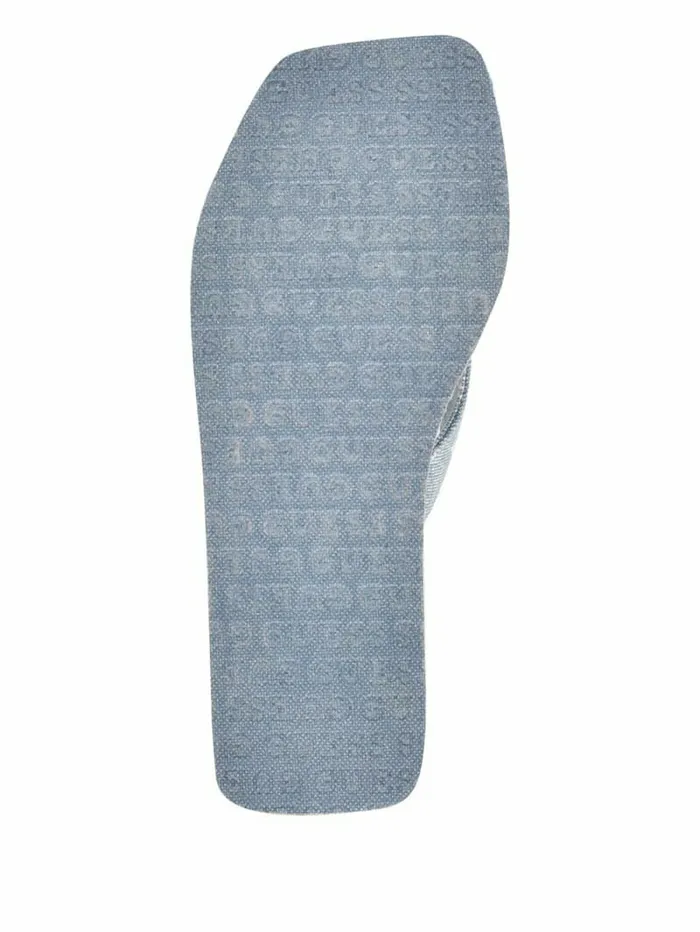Sandals GUESS Women Edany Denim G Buckle Wedge Sandals Blue Sandals GUESS Women Edany Denim G Buckle Wedge Sandals Blue
