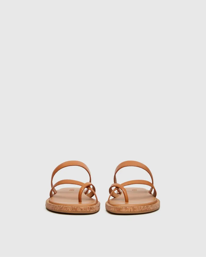 Sandals PAIGE Women Dianne Sandal 8211 Cognac Leather Sandals PAIGE Women Dianne Sandal 8211 Cognac Leather