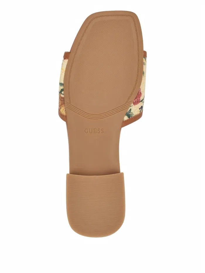 Sandals Tampa II Floral Slides Light Natural 8211 GUESS Women Sandals Tampa II Floral Slides Light Natural 8211 GUESS Women