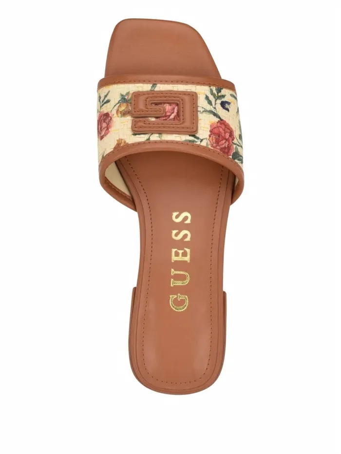 Sandals Tampa II Floral Slides Light Natural 8211 GUESS Women Sandals Tampa II Floral Slides Light Natural 8211 GUESS Women