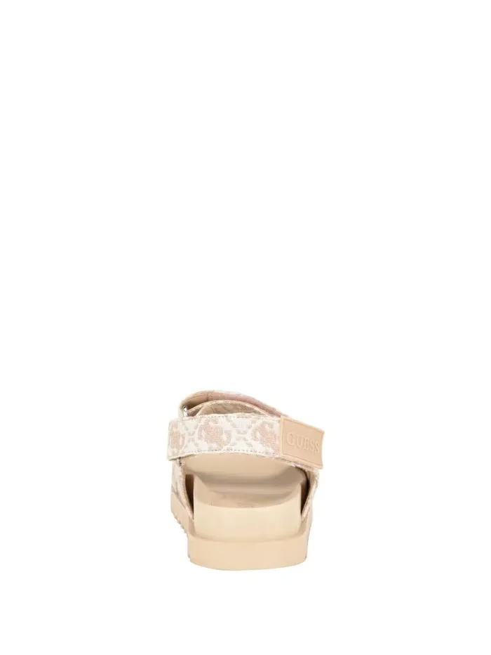 Sandals Women GUESS Fadey Signature Sandals Light Pink 680 Sandals Women GUESS Fadey Signature Sandals Light Pink 680