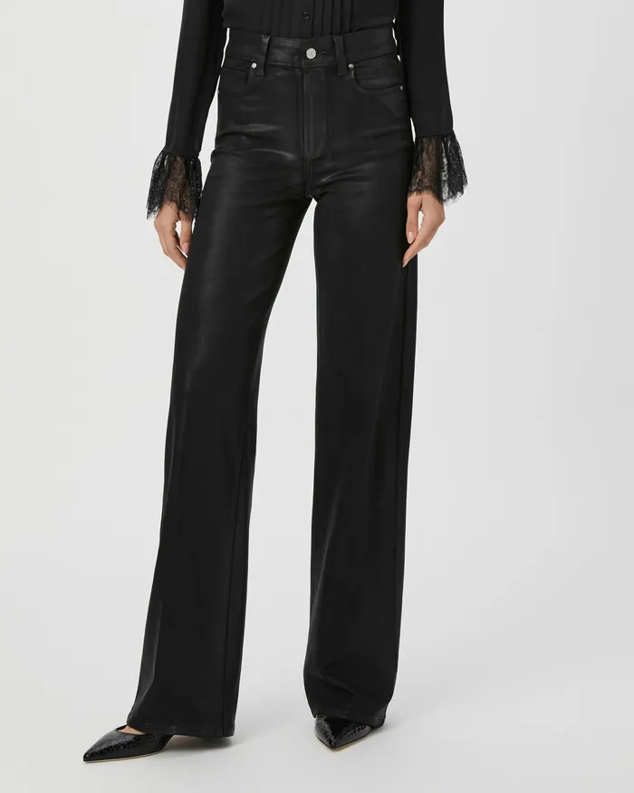 Sasha Wide Leg Jean 8211 Black Fog Luxe Coating Wide Leg PAIGE Women Sasha Wide Leg Jean 8211 Black Fog Luxe Coating Wide Leg PAIGE Women