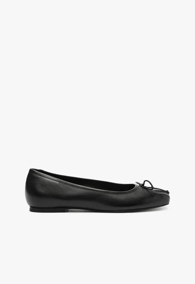 Schutz Shoes Ballerinas Arissa Draped Ballet Flat Black 8211 Women