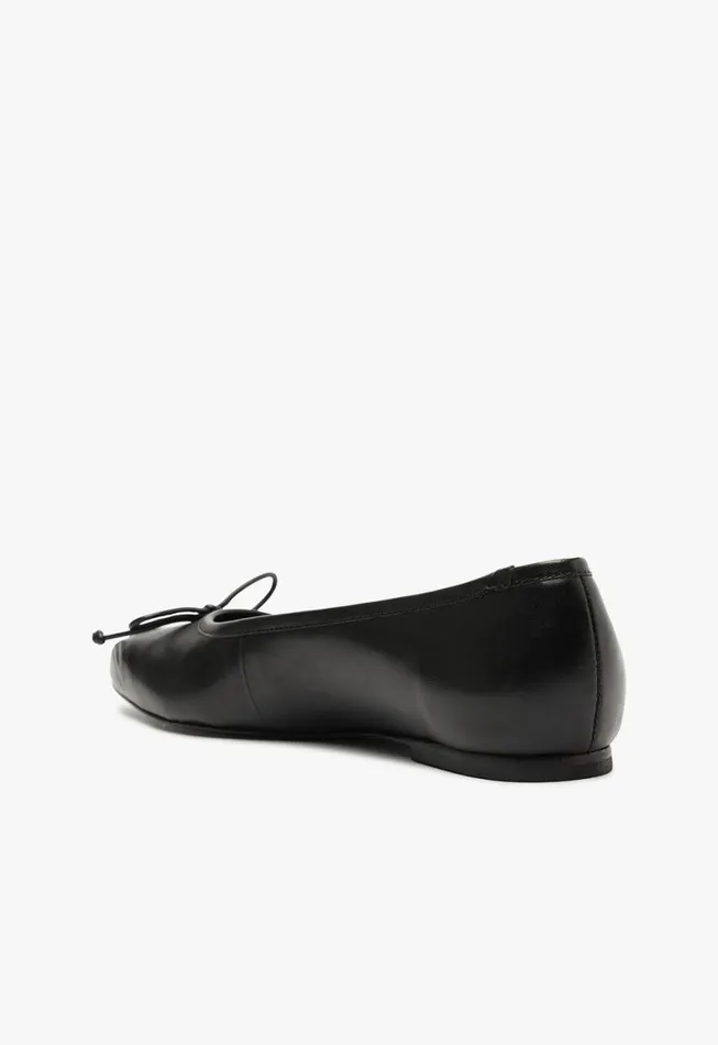 Schutz Shoes Ballerinas Arissa Draped Ballet Flat Black 8211 Women