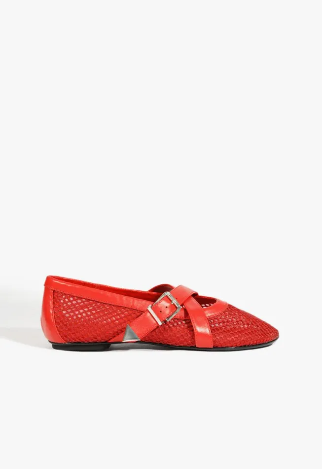 Schutz Shoes Ballerinas Nadine Ballet Flat Red 8211 Women
