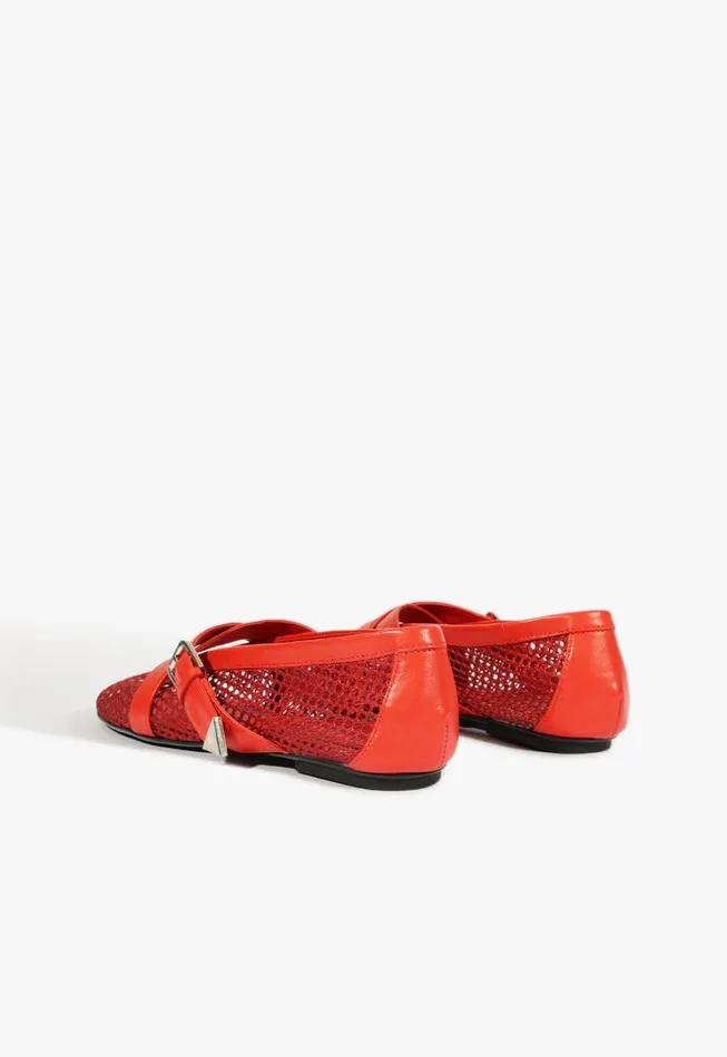 Schutz Shoes Ballerinas Nadine Ballet Flat Red 8211 Women