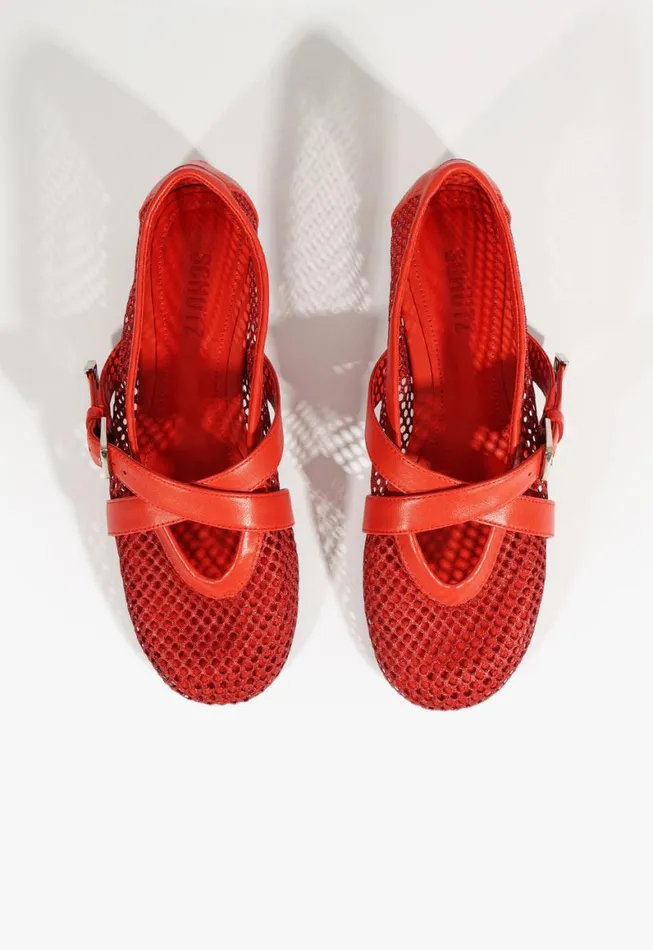 Schutz Shoes Ballerinas Nadine Ballet Flat Red 8211 Women