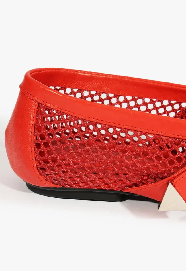Schutz Shoes Ballerinas Nadine Ballet Flat Red 8211 Women